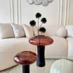 Amber Glass Vase Set – Contemporary Design