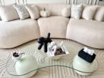 Speckled Dog Sculpture Duo – Black & White - Image 2