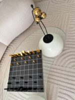 Modern Chess Set – Black & Gold Edition - Image 3