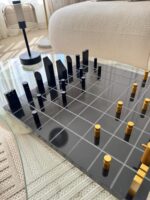 Modern Chess Set – Black & Gold Edition - Image 4